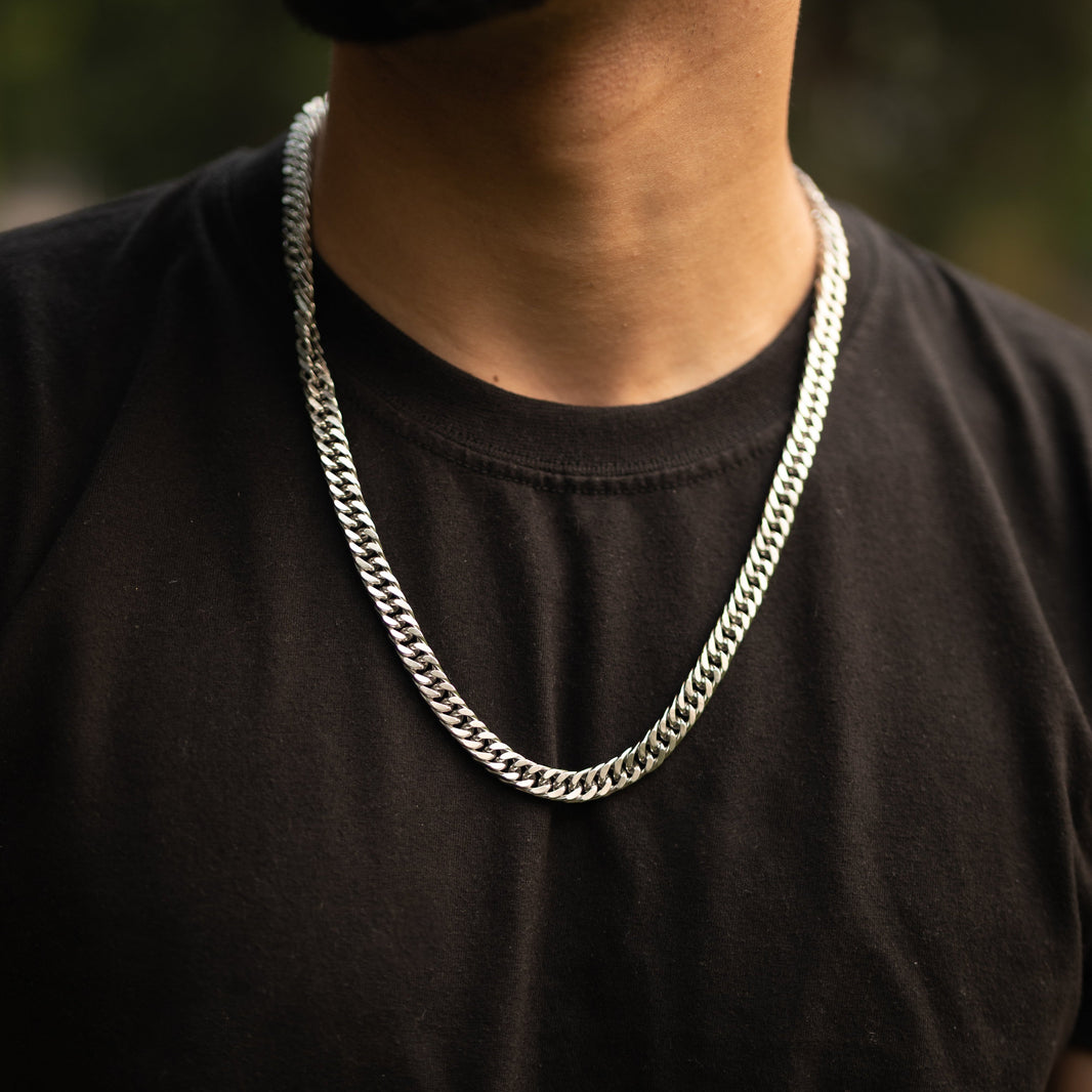 Silver Cuban Chain for Men – photo 1