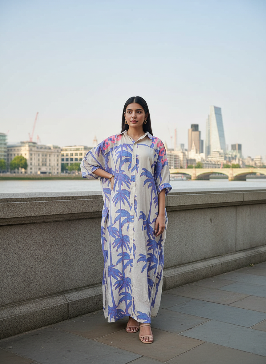 Palm Lexicon Coastal Maxi Dress