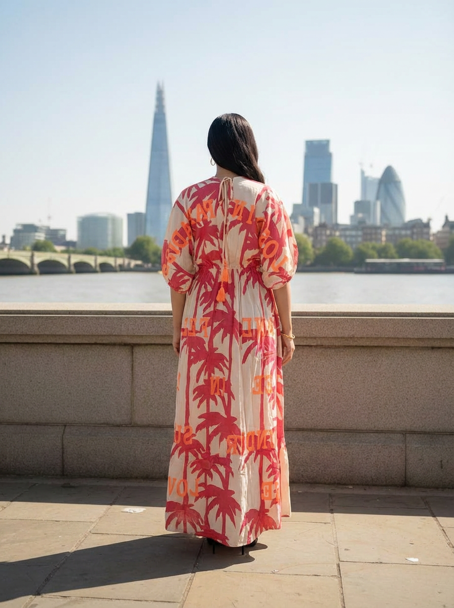 Palm Lexicon Coastal Maxi Dress