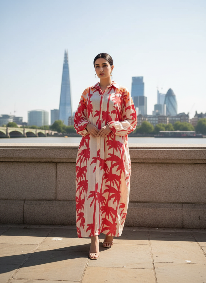 Palm Lexicon Coastal Maxi Dress