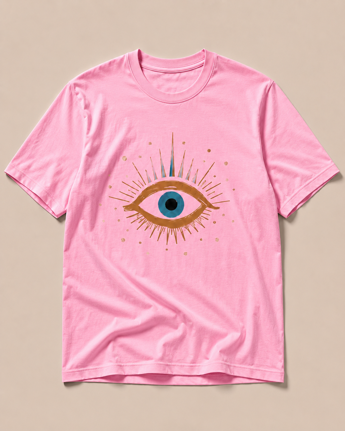 Golden Evil Eye Unisex Regular Fit Tee
