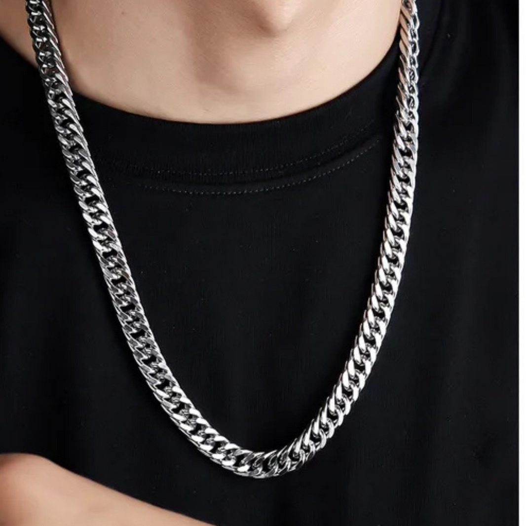 Silver Cuban Chain for Men – photo 2
