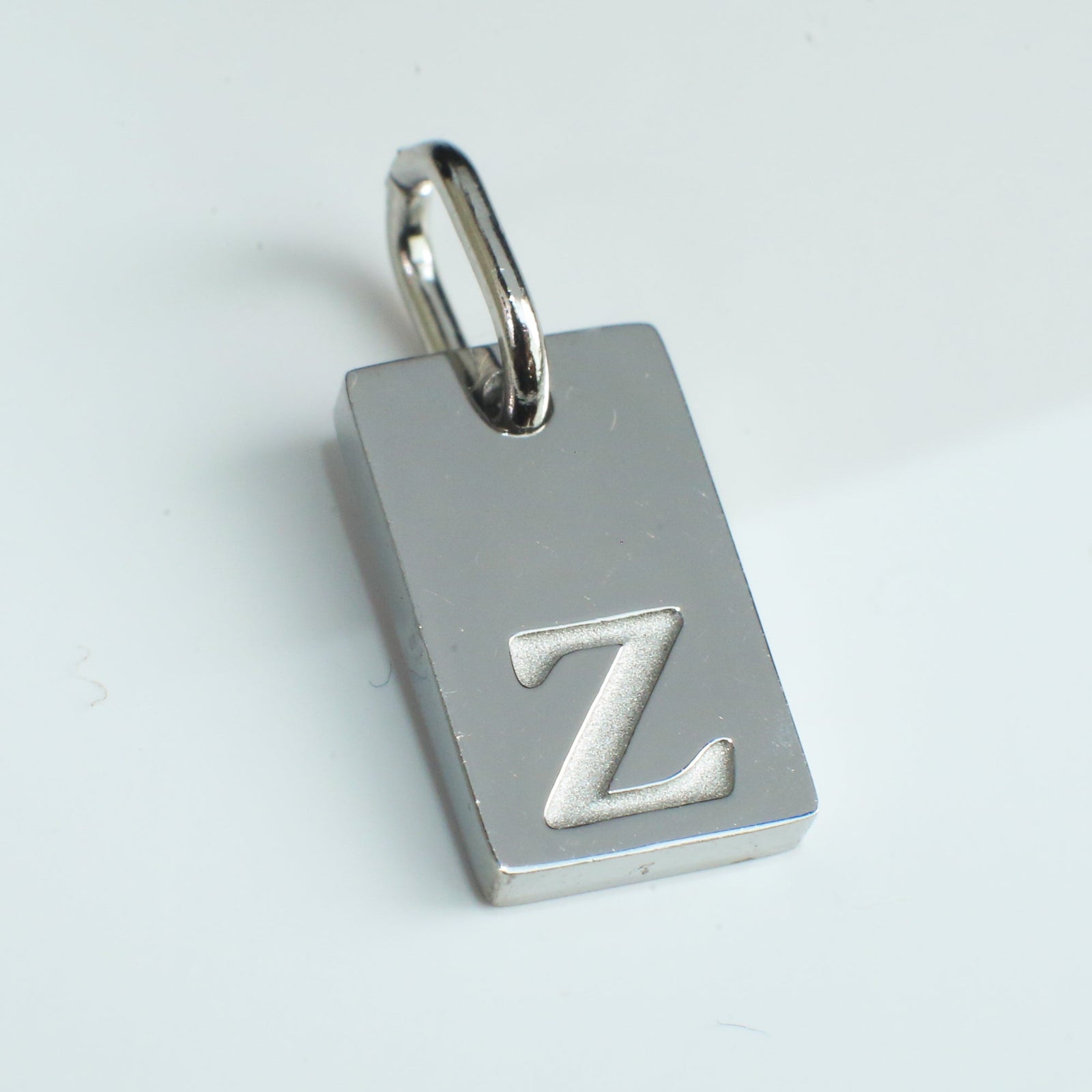 Dainty Alphabet Charm Silver  - Z