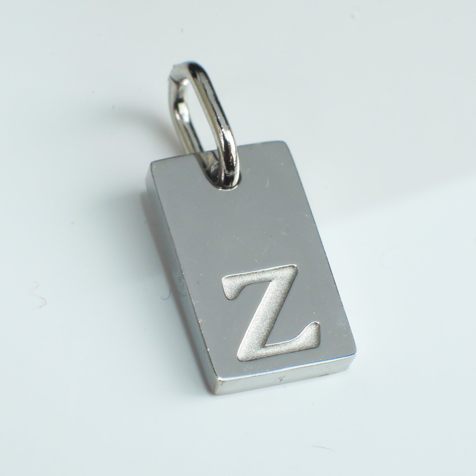 Dainty Alphabet Charm Silver  - Z