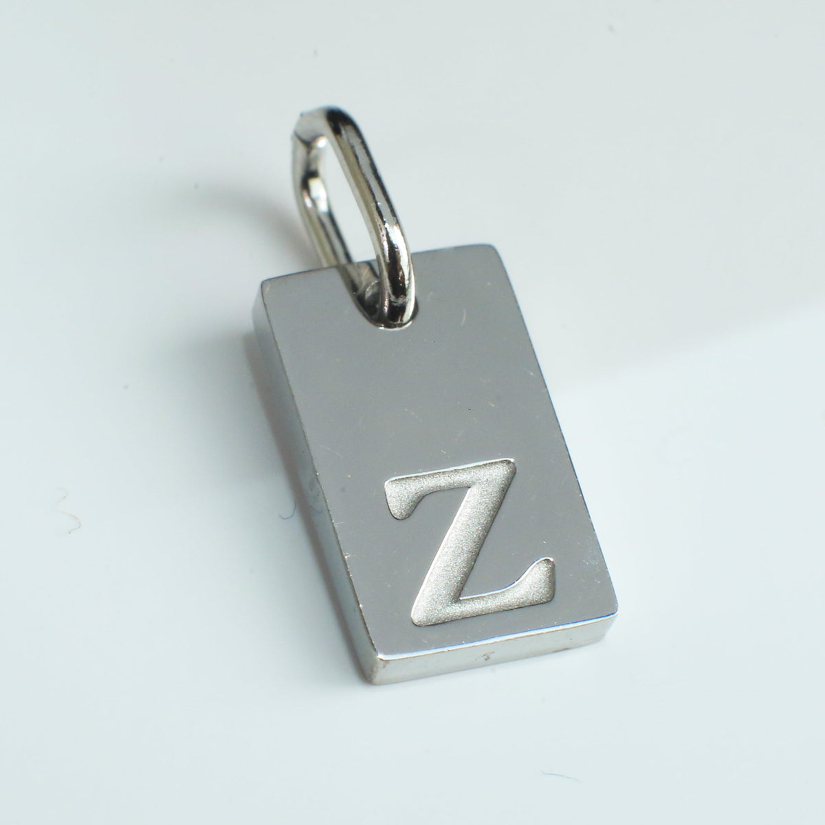 Dainty Alphabet Charm Silver  - Z
