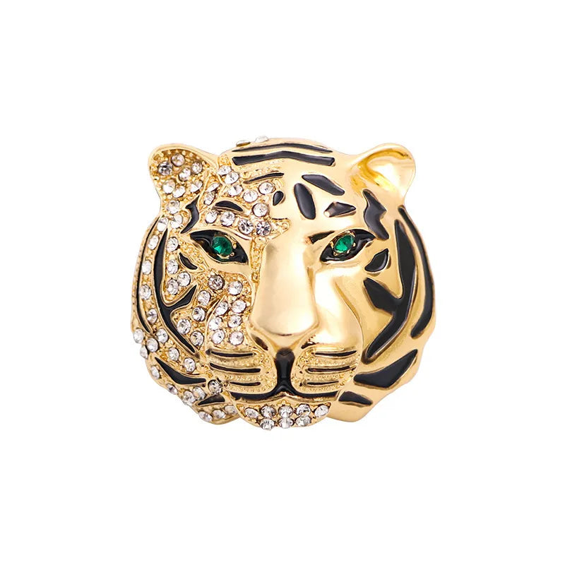 Tiger Brooch - Gold – photo 3