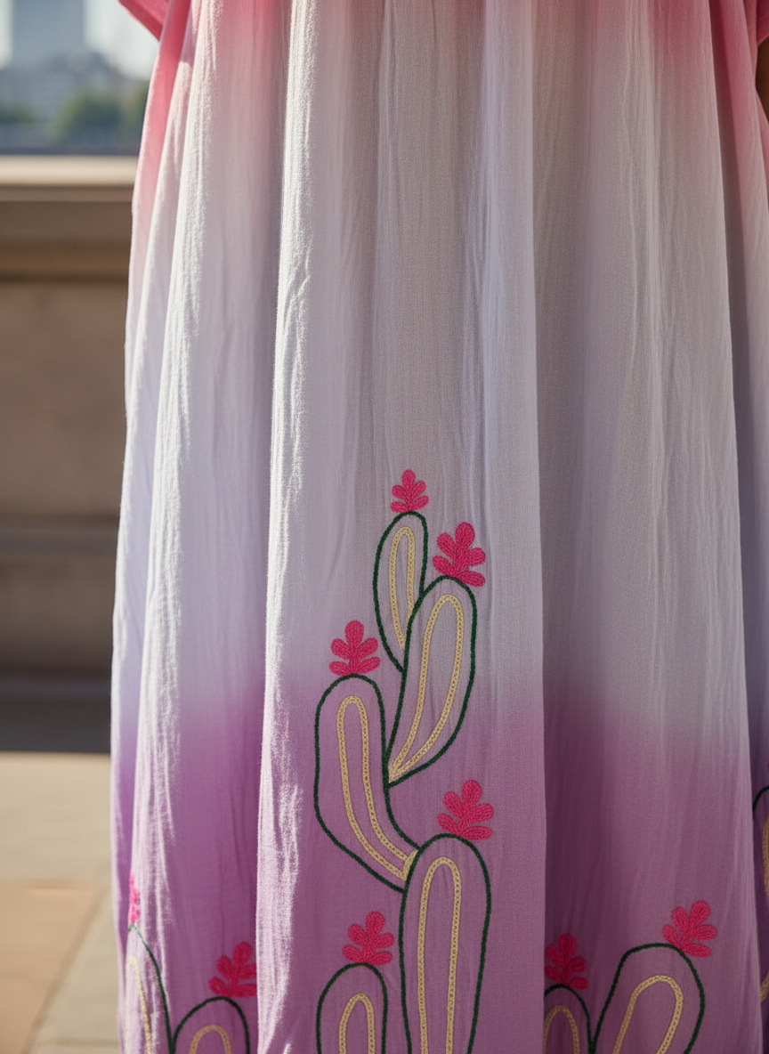 Twilight Flora Ombre Maxi Dress