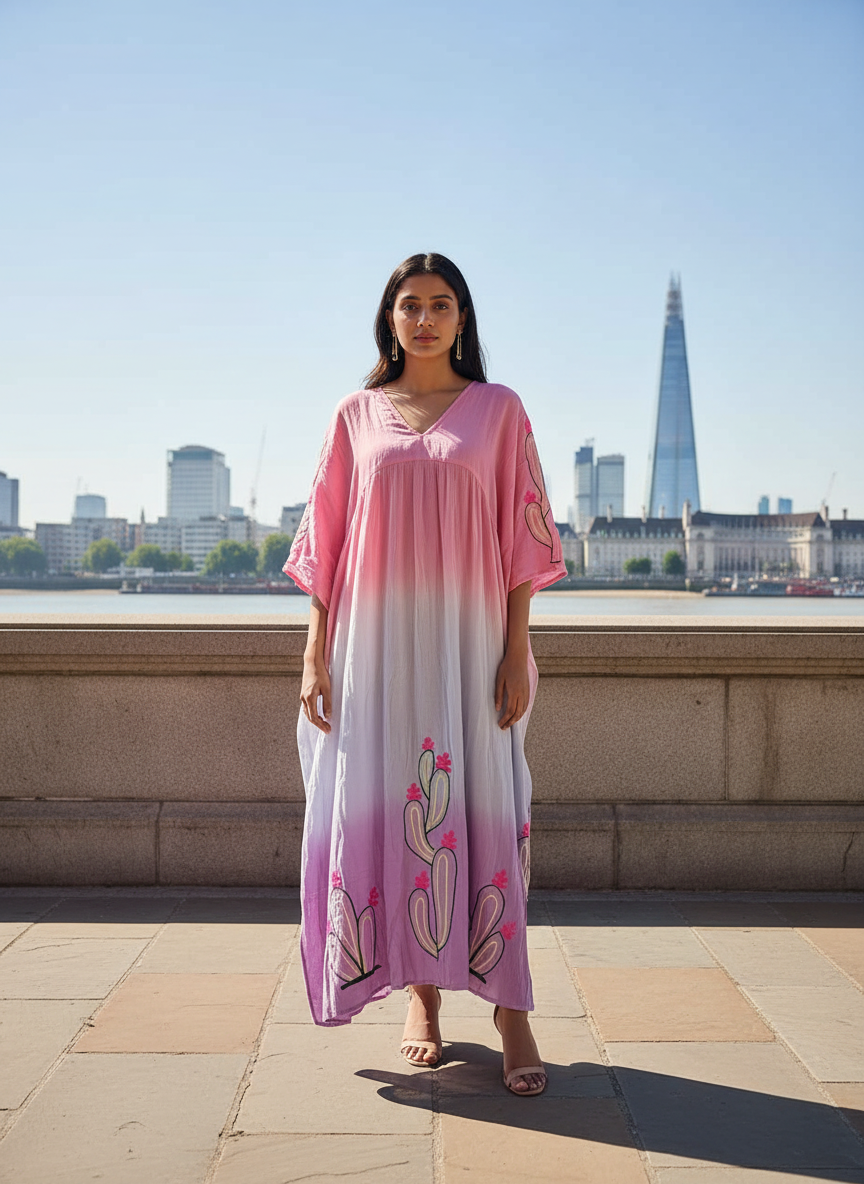Twilight Flora Ombre Maxi Dress