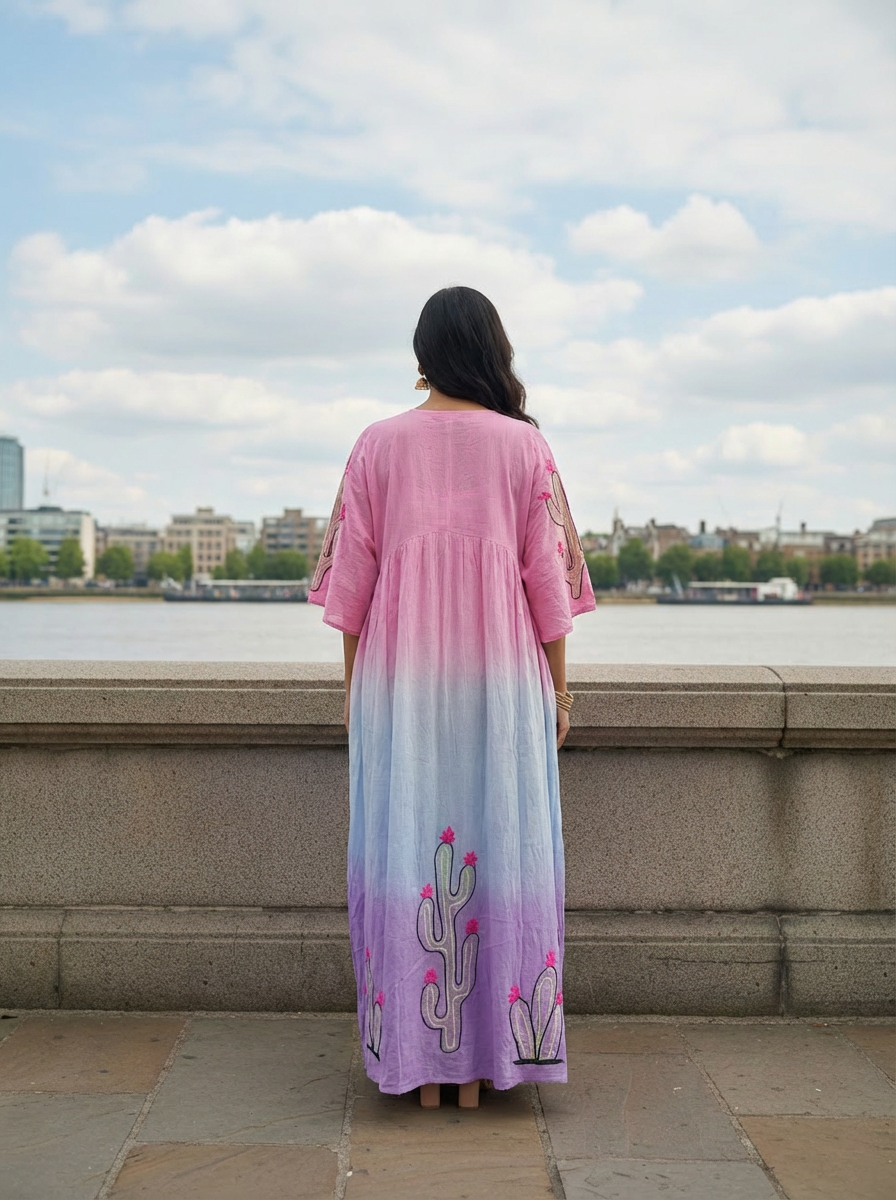 Twilight Flora Ombre Maxi Dress