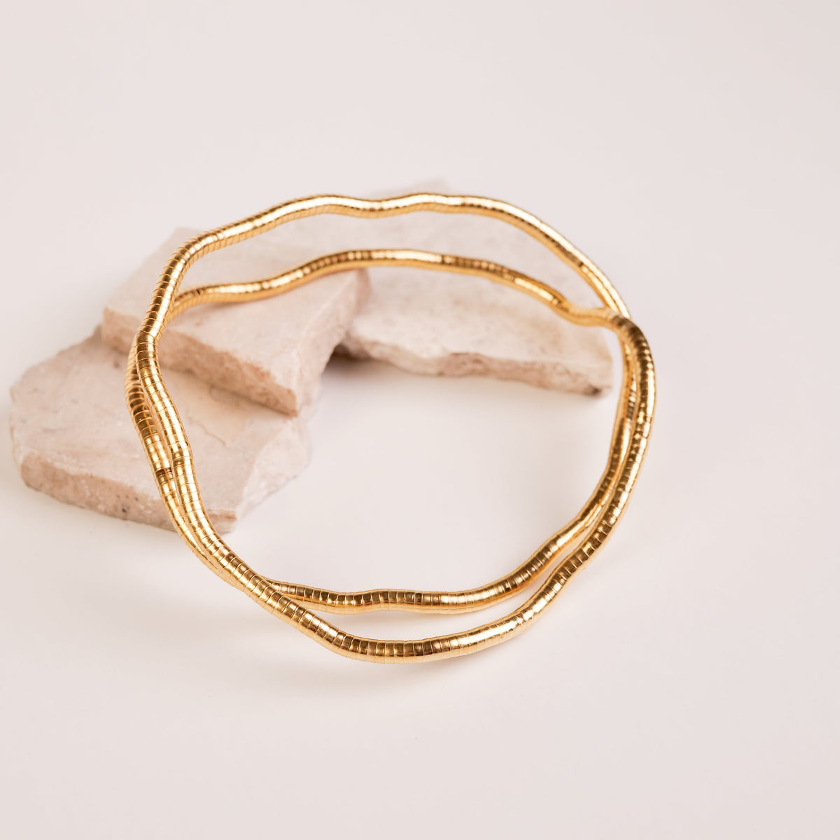 Bendable Snake Necklace - Antique Gold – photo 3