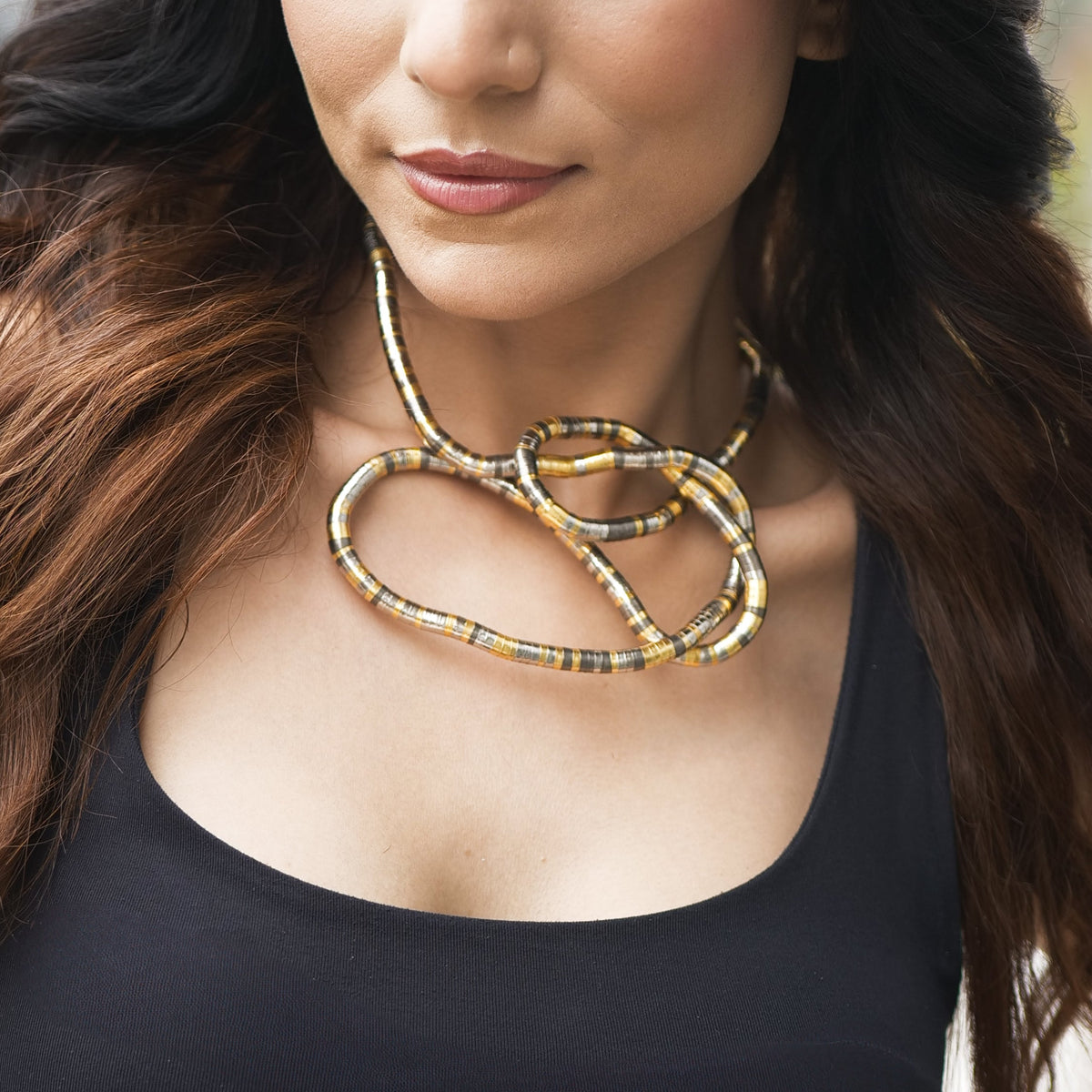 Bendable Snake Necklace - Multicolor – photo 1