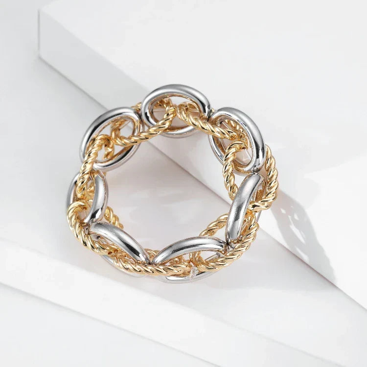 Dual Tone Link Bracelet – photo 1