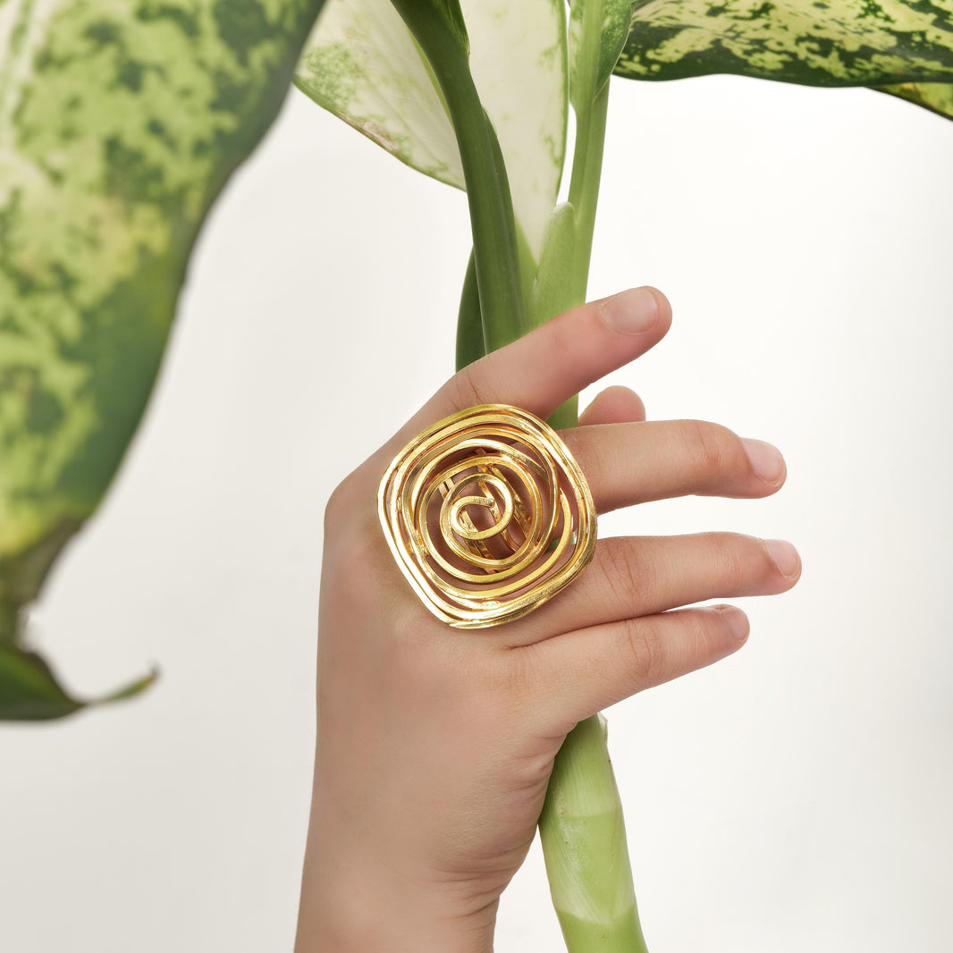 Spiral Rose Ring – photo 1