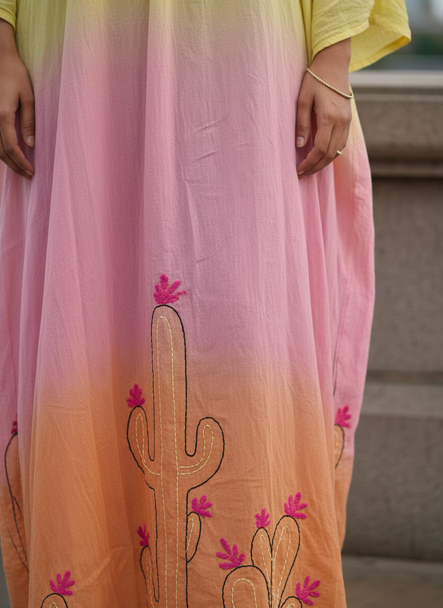 Twilight Flora Ombre Maxi Dress