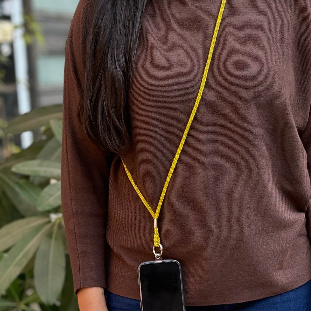 Glitter Lanyard - Yellow – photo 1