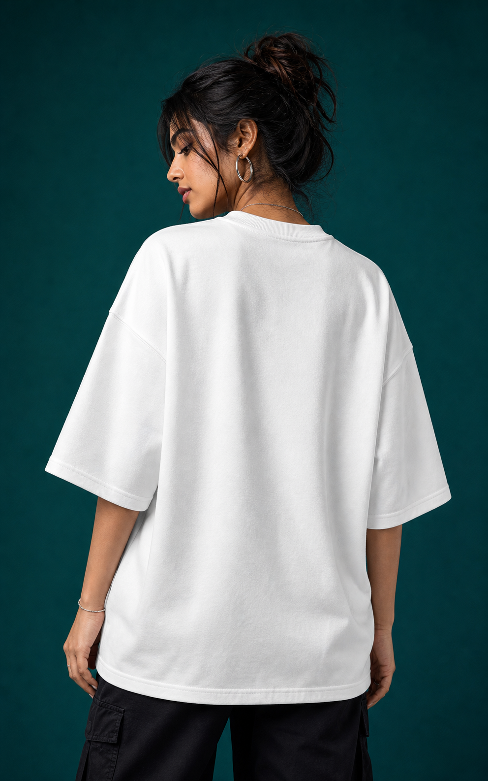 Be Kind To Your Mind Unisex Oversized Tee - back view
