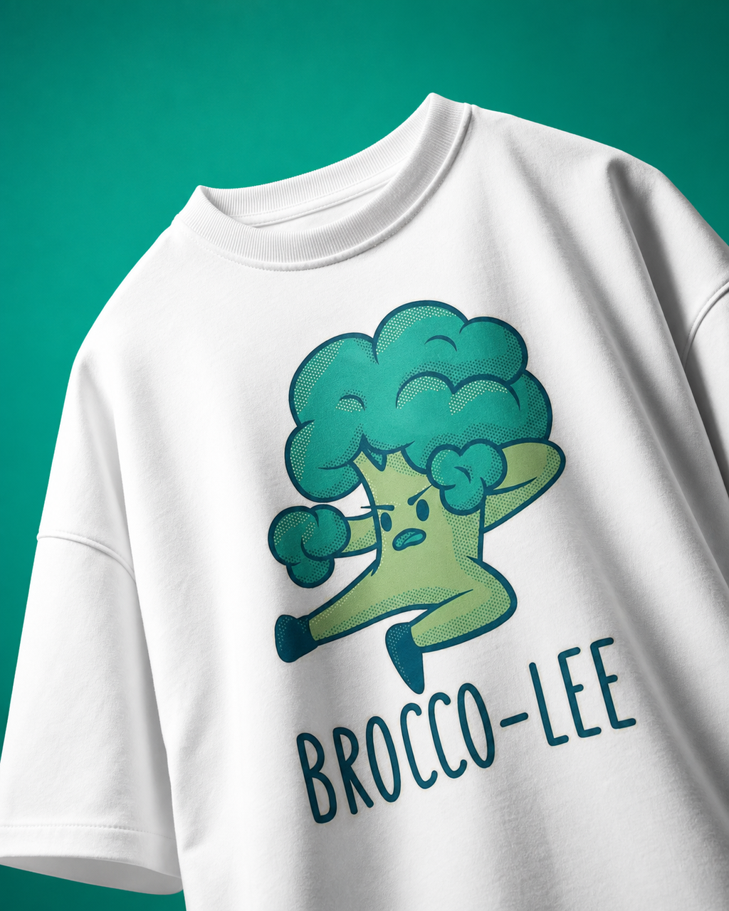 Brocco-Lee Unisex Oversized Tee - front view