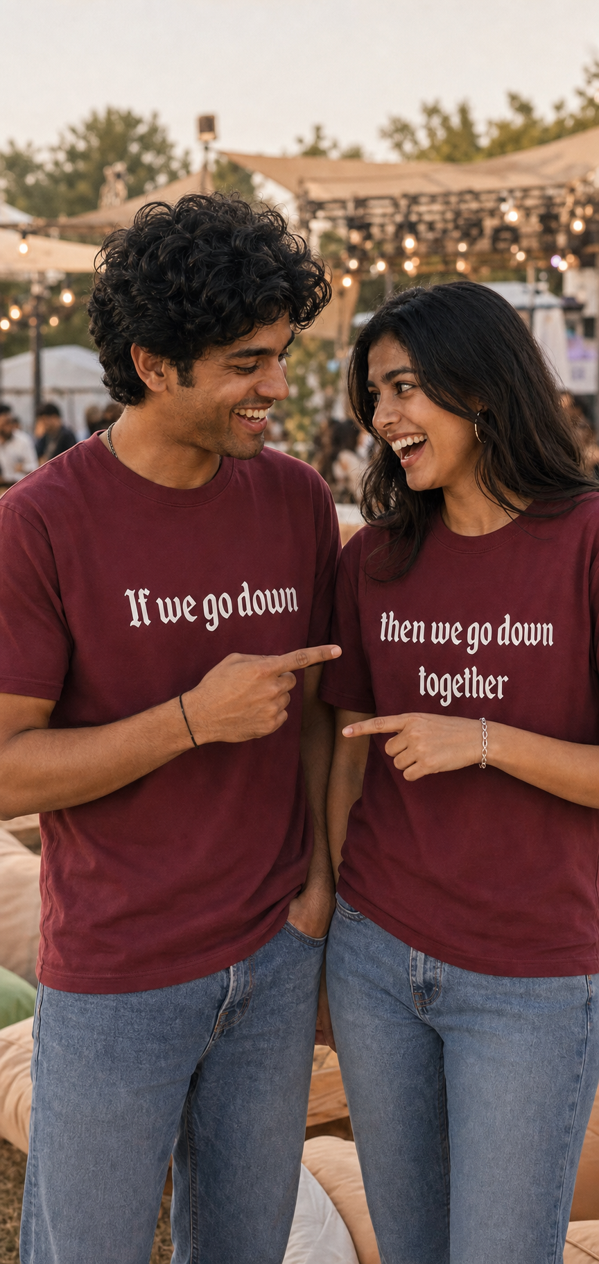 If We Go Down, Then We Go Down Together Unisex Matching T-Shirts – codex clipboard d09bcec7 d062 405a a7ee 536582378850 Maroon