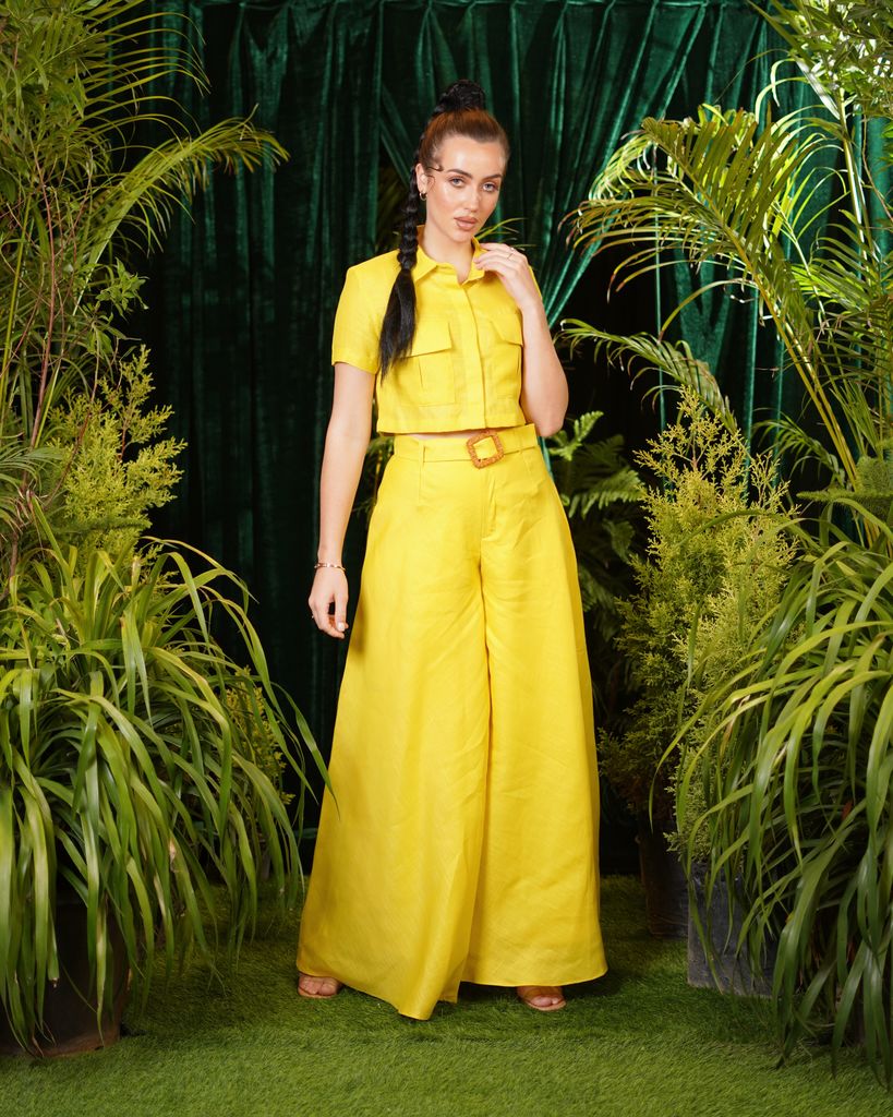 Yellow Linen Flared Co-ord – photo 5