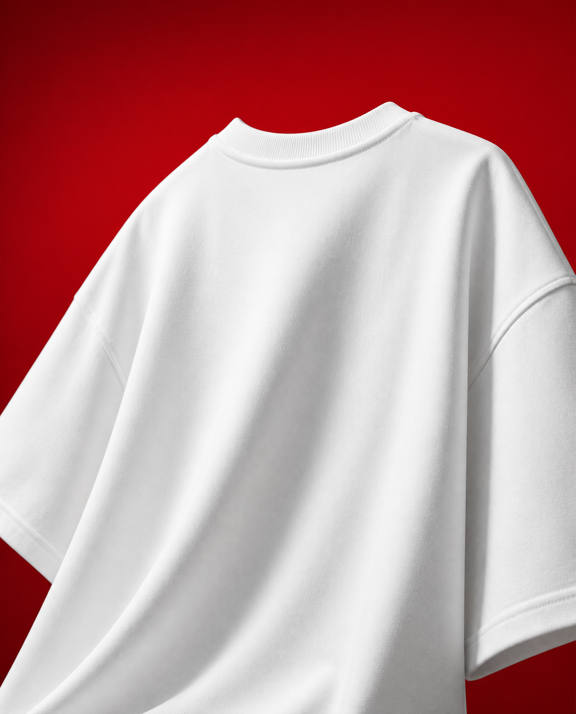 Future Itna Bright Unisex Oversized Tee in white - back