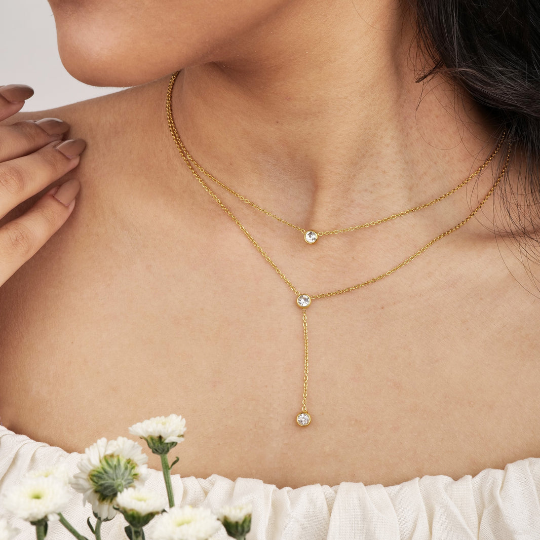 Trio Drop Necklace – photo 1
