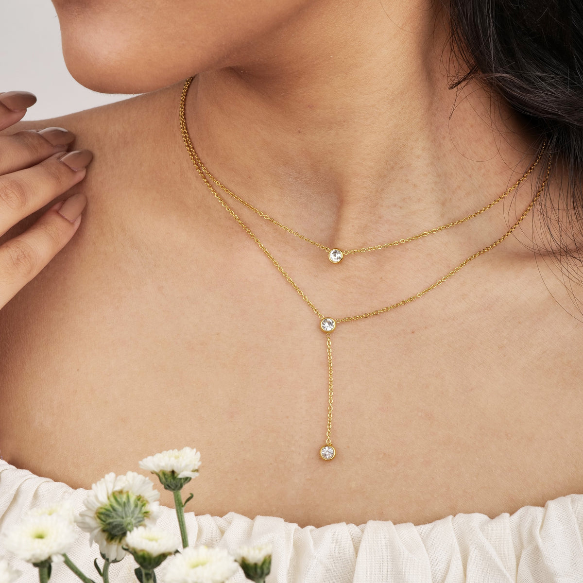 Trio Drop Necklace – photo 1