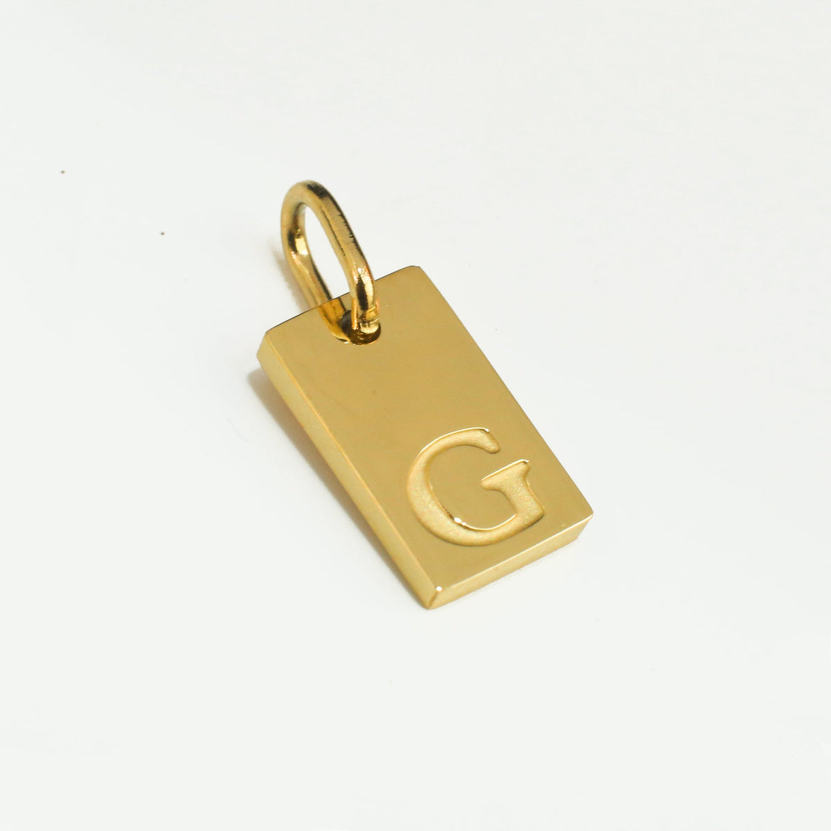 Dainty Alphabet Charm Gold  - G