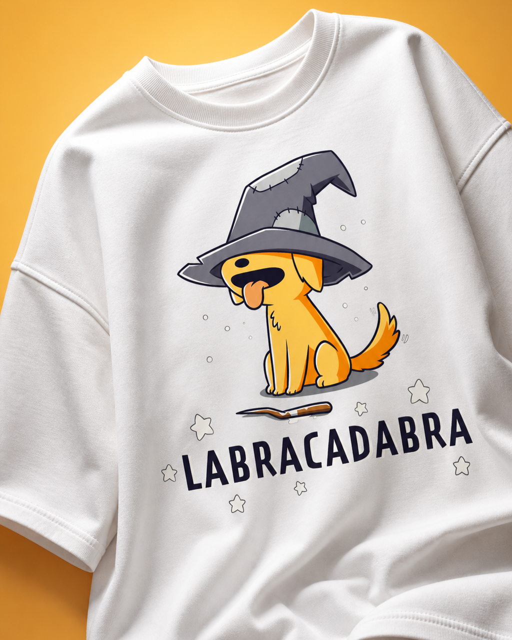 Labracadabra Unisex Oversized Tee - front view