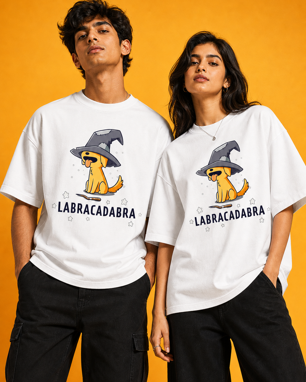 Labracadabra Unisex Oversized Tee - front view