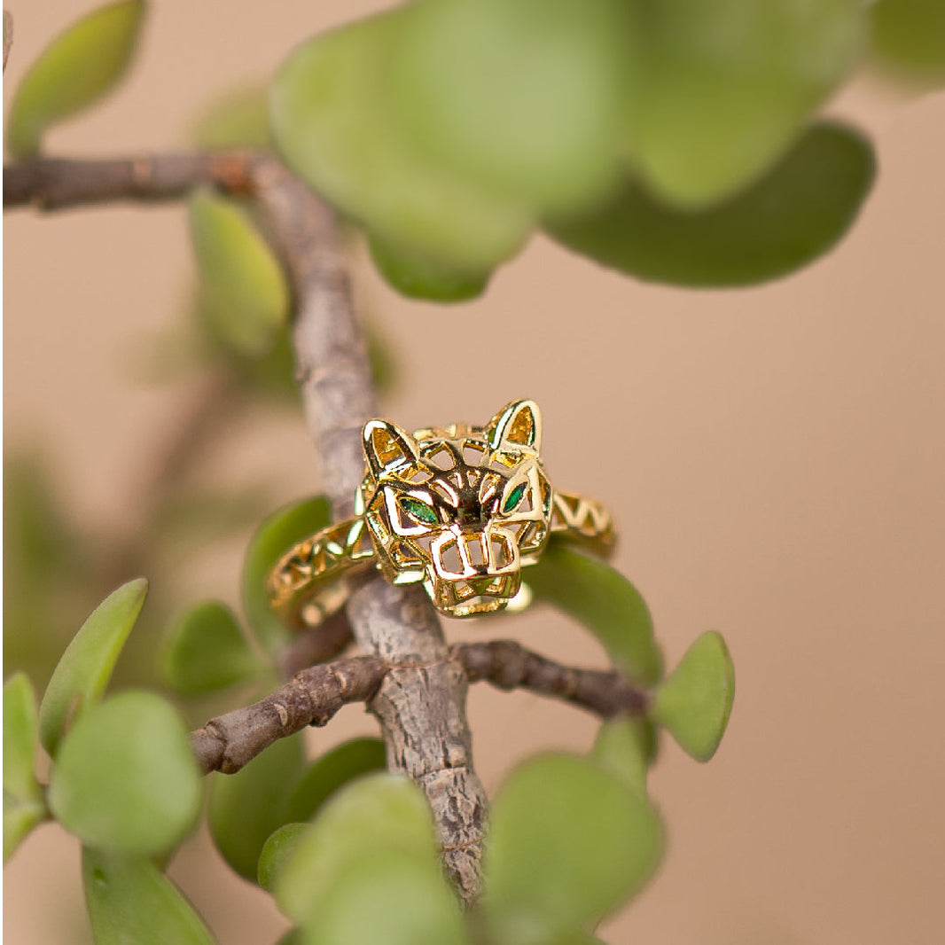 Wired Panther Adjustable Ring – photo 1