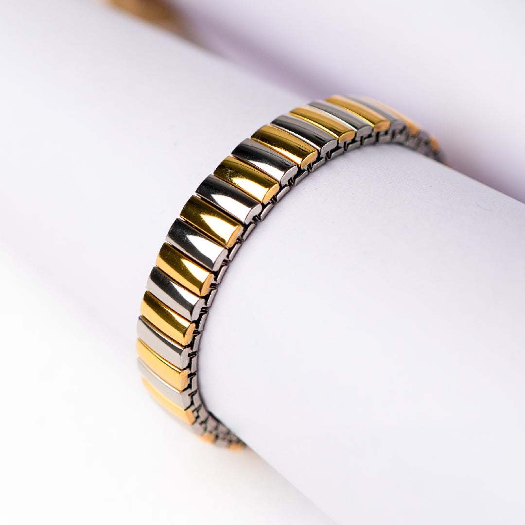 Dual Tone Stretchable Bangle – photo 2