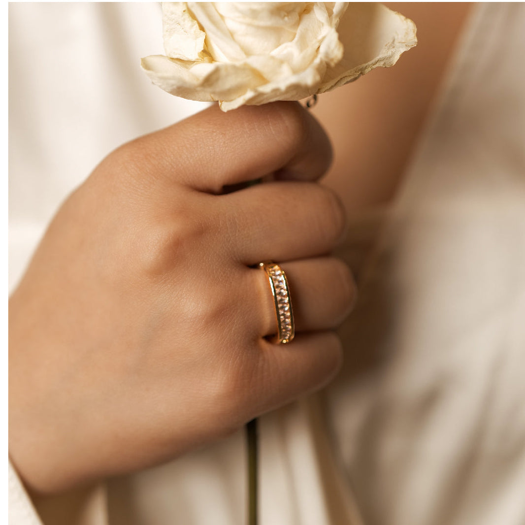 Zirconia Square Adjustable Ring – photo 2