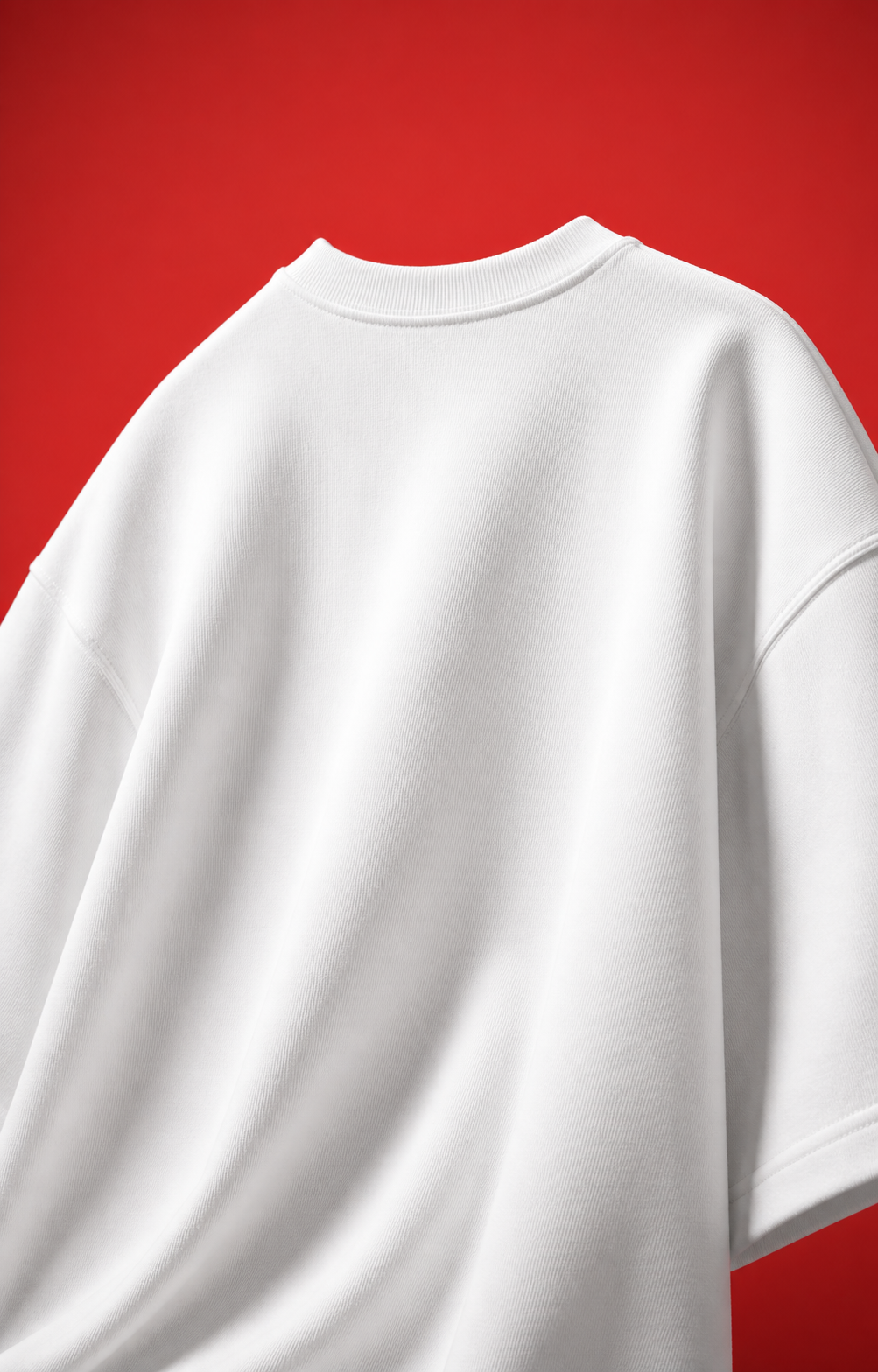 Nayak Nahi Nalayak Hu Main Unisex Oversized Tee in white - back