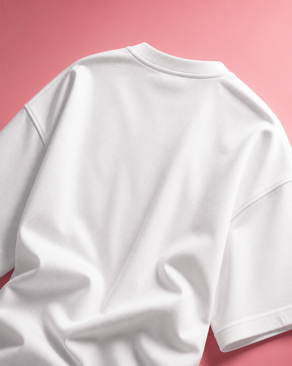 No Thanks I Use AI Unisex Oversized Tee in white - back
