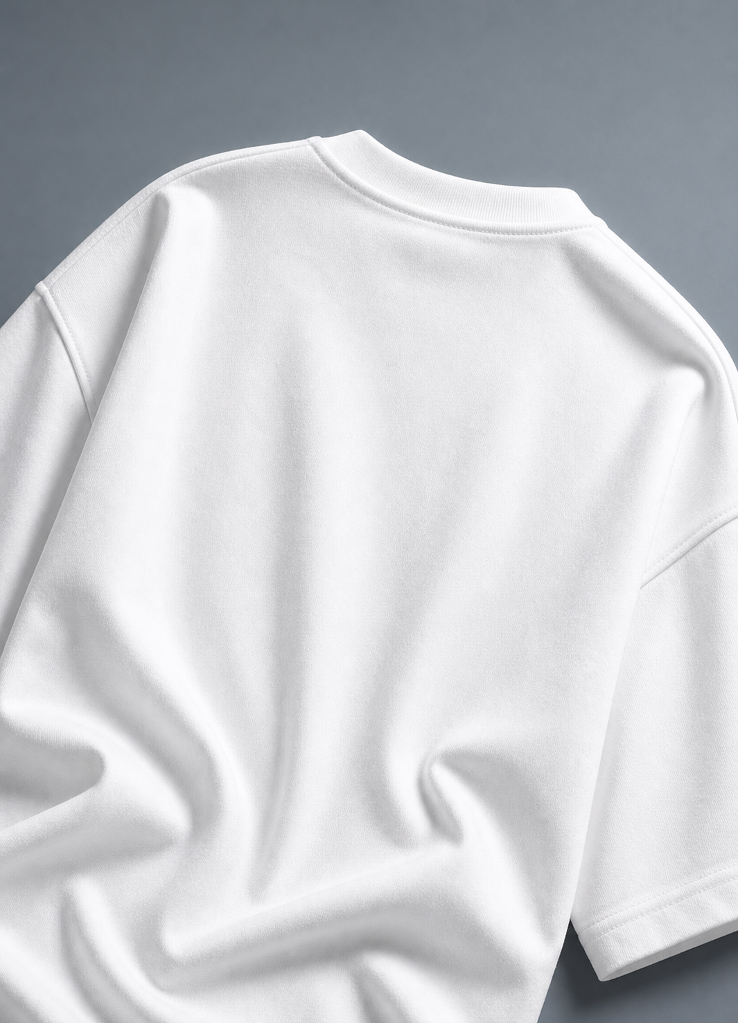 No You Do It Unisex Oversized Tee in white - back