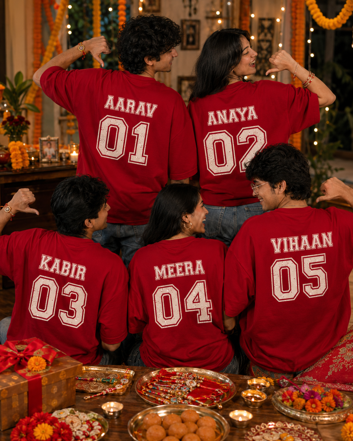 Cousin Squad Personalised Unisex T-Shirt - Oversized - product gallery