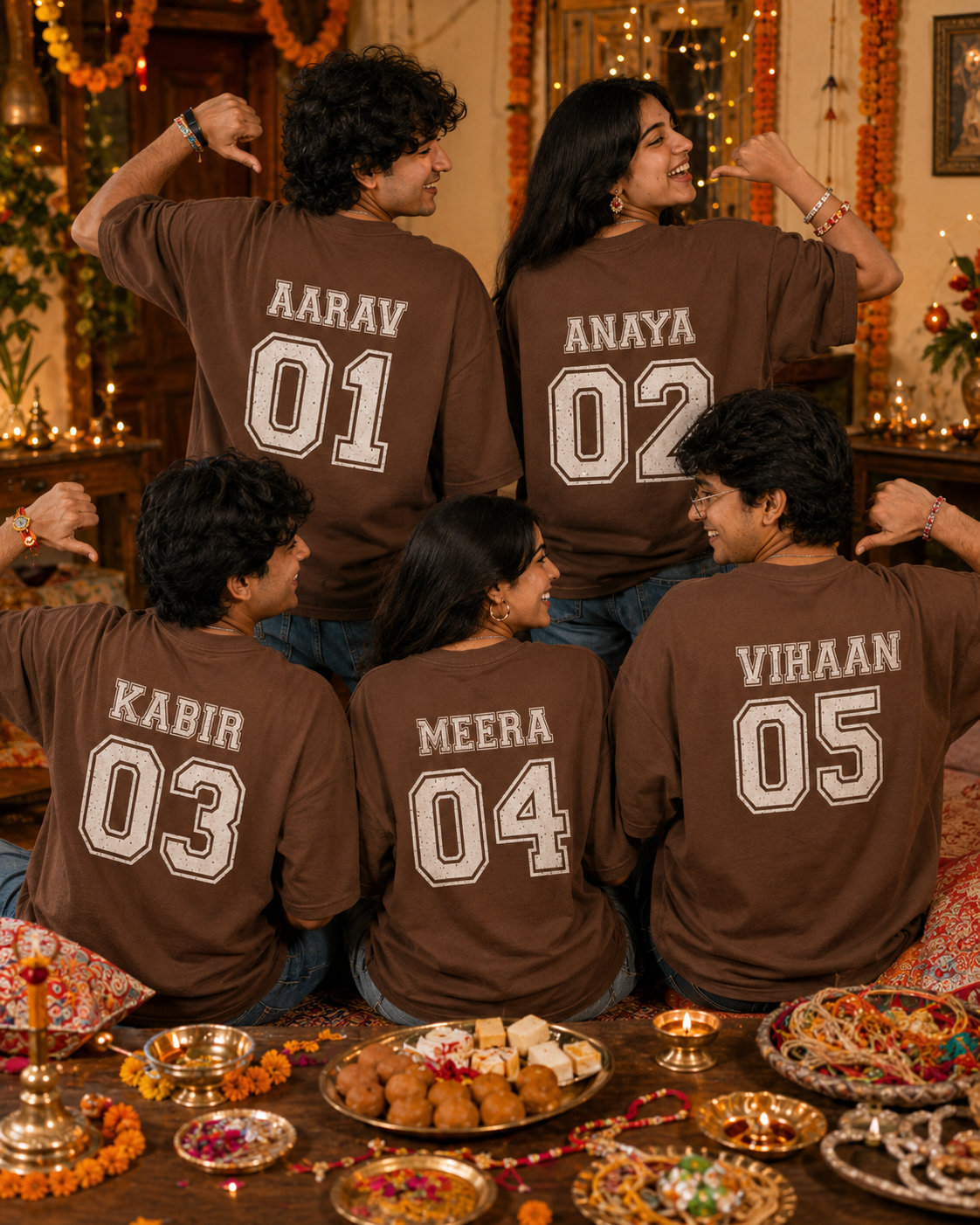 Cousin Squad Personalised Unisex T-Shirt - Oversized - product gallery