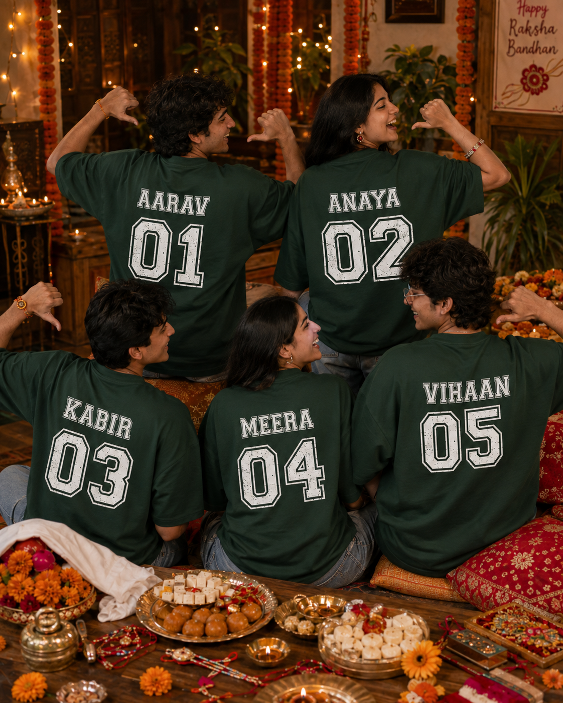 Cousin Squad Personalised Unisex T-Shirt - Oversized - product gallery
