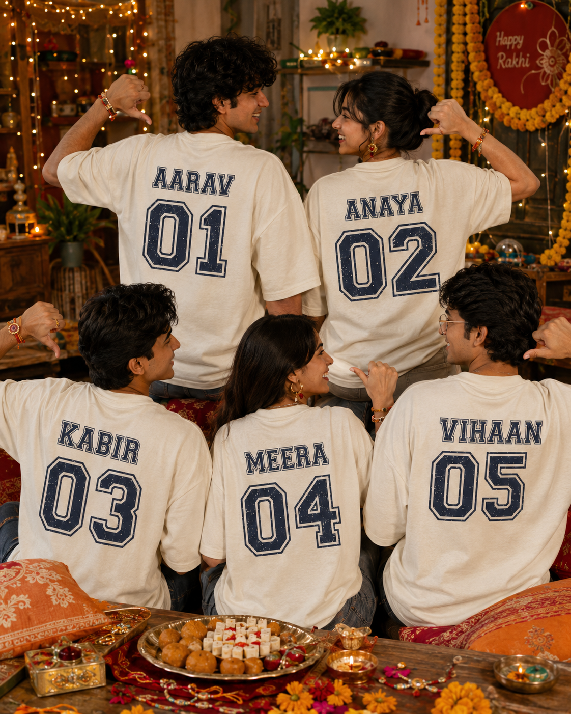 Cousin Squad Personalised Unisex T-Shirt - Oversized - product gallery