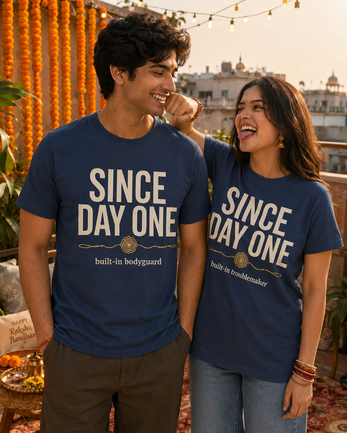 Since Day One - Built-In Bodyguard / Troublemaker Personalised Unisex T-Shirt - Regular Fit - product gallery