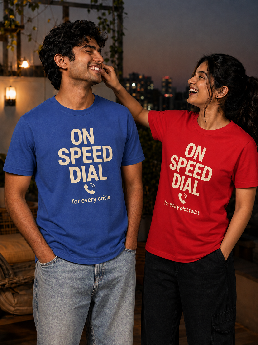 Speed Dial - Call Brother / Call Sister Personalised Unisex T-Shirt - Regular Fit - product gallery