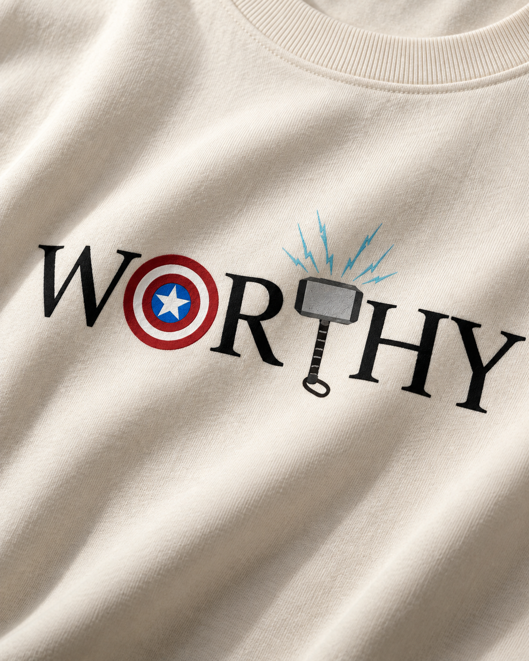 Worthy of the Storm — Off White — artwork detail #Color_Off White