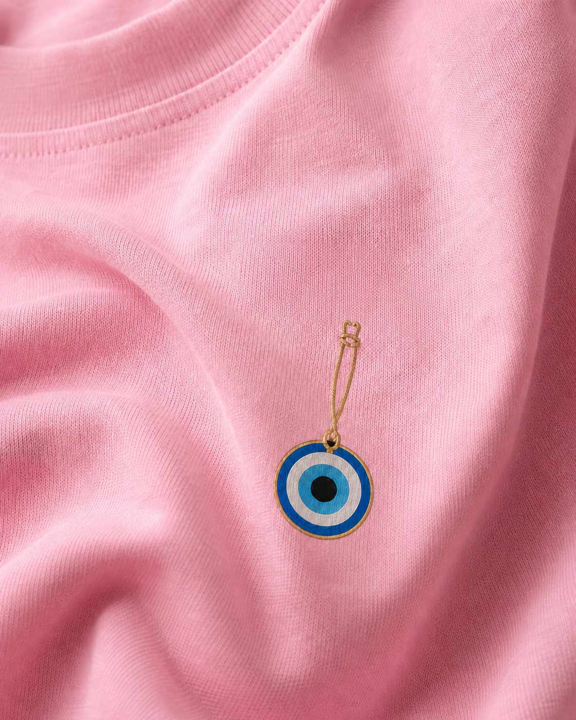 Evil Eye Charm Personalised Unisex Oversized Tee
